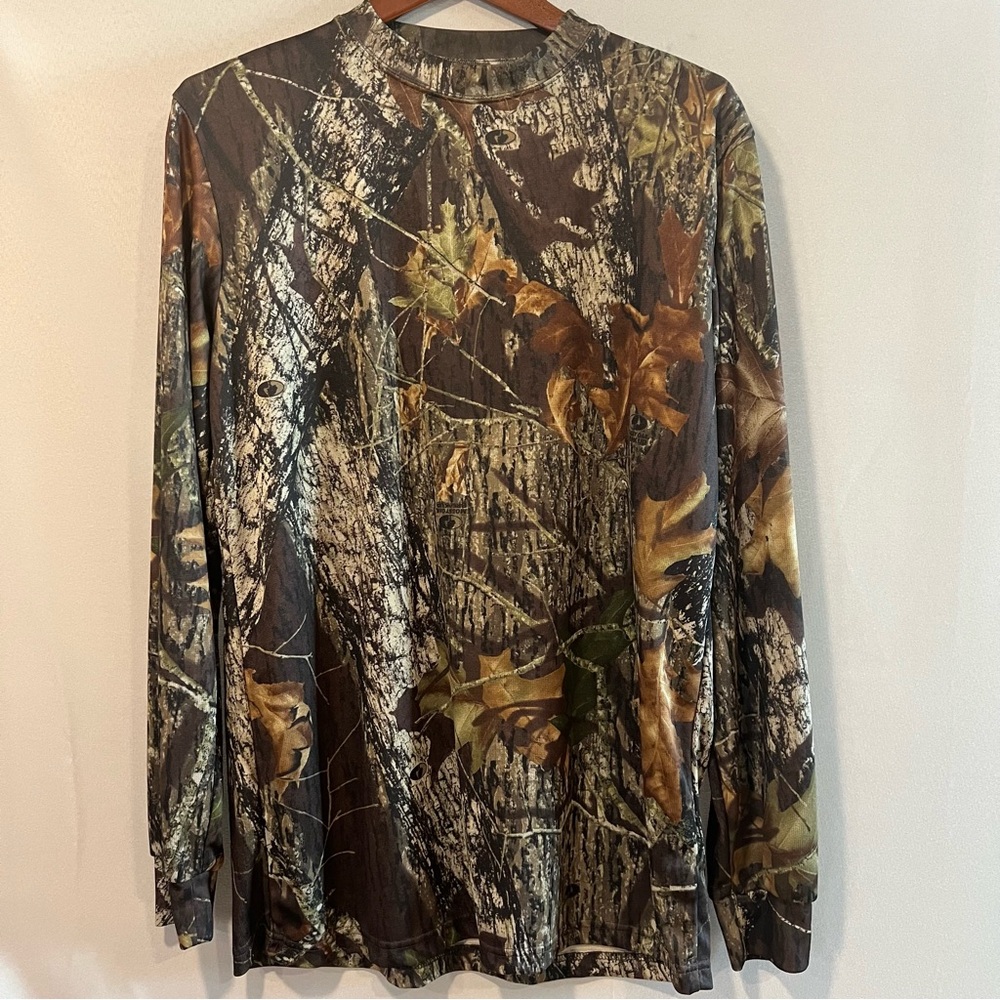 Mossy Oak Woodland Camo Long Sleeve Tee